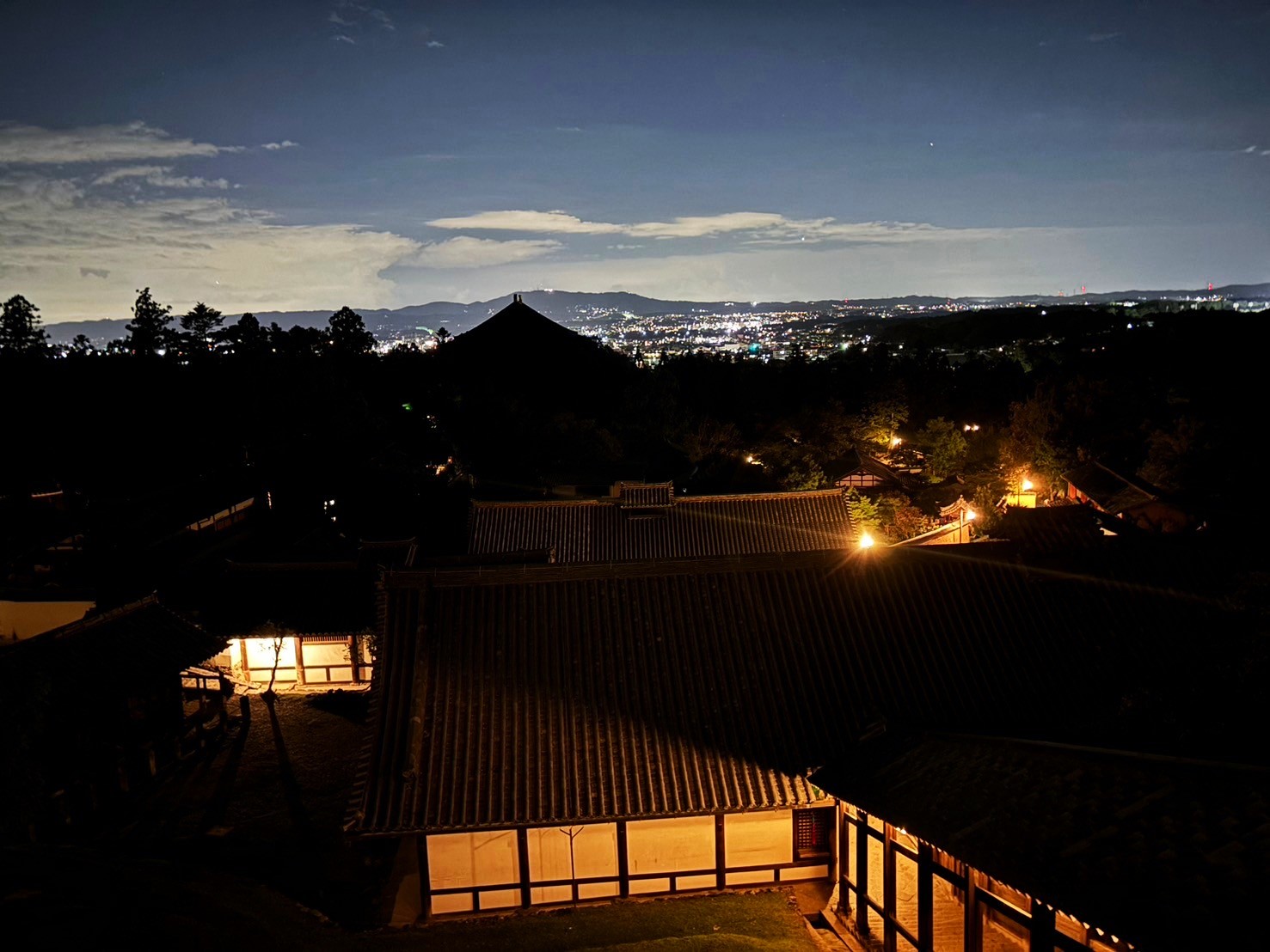 二月堂から見える夜景